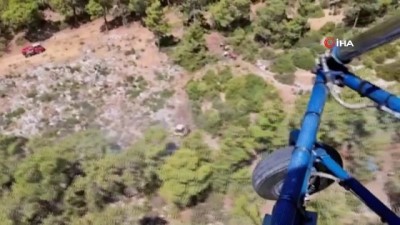 helikopter -  Seydikemer’de orman yangını kontrol altına alındı Videosu