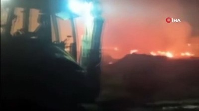 ormanli -  Çeşme'de eski çöplük alanında çıkan yangın kontrol altında Videosu