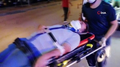 temizlik gorevlisi -  Otomobilin çarptığı temizlik görevlisi yaralandı Videosu