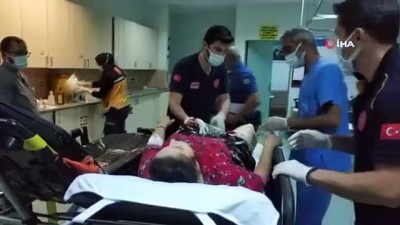 ameliyat -  Samsun'da elindeki tüfeği düşüren kadın kazara kendini vurdu Videosu