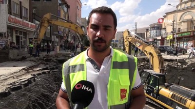 yeni kopru -  Yüksekova Cengiz Topel Caddesi yenileniyor Videosu