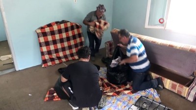 hasarli bina -  - Babaçay'da yıkım öncesi vatandaşlar eşyalarını kurtarmak için evlere girdi Videosu