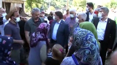 sosyal hizmetler -  Binali Yıldırım selin vurduğu Zafer Köyü'nde Videosu