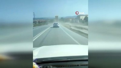 amator -  Damperi açılan kamyon plaka tanıma sistemi direğine böyle çarptı Videosu