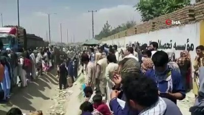 teror -  - Afgan halkının Kabil Havalimanı’ndaki bekleyişi sürüyor Videosu