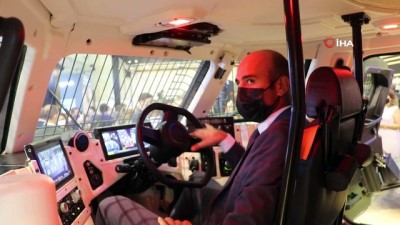 muhabir -  Bu zırhlı araç hem düz hem de yan yan gidiyor Videosu