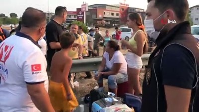 otobus soforu -  3 turistin hayatını kaybettiği korkunç kaza kamerada Videosu