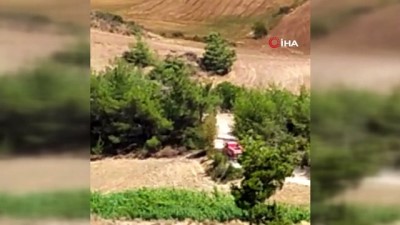 aniz yangini -  Adana’da anız yangını ormana sıçradı...Köy boşaltılıyor Videosu