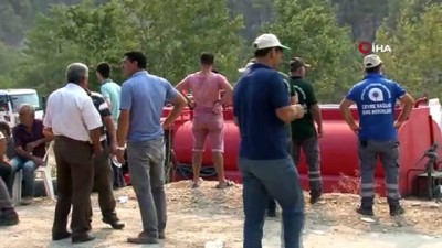 itfaiye eri -  Manavgat’ta çıkan orman yangını 6’ıncı gününde devam ediyor Videosu
