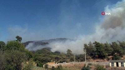 gokyuzu -  Marmaris Orhaniye yeniden yanmaya başladı Videosu