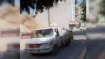 elektrik trafosu -  Şanlıurfa’da patlayan elektrik trafosu alev topuna döndü Videosu