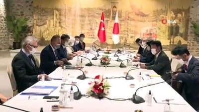  Dışişleri Bakanı Çavuşoğlu, Japon mevkidaşı Motegi İle görüştü