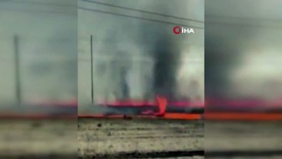devam eden orman yanginlari -  - Rusya'da yangın sırasında çıkan hortum kamerada Videosu