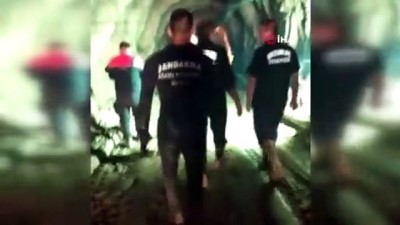 tunel insaati -  Sel sularına kapılan işçiyi arama çalışmalarına devam ediliyor Videosu