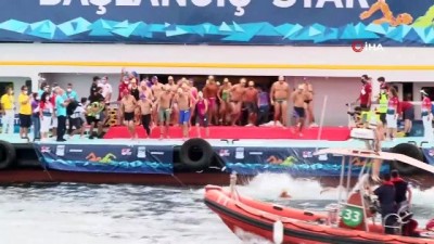 yuzme - Boğaziçi Kıtalararası Yüzme Yarışı yapıldı Videosu