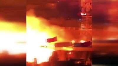 baskent -  - Kabil’de korkutan yangın Videosu