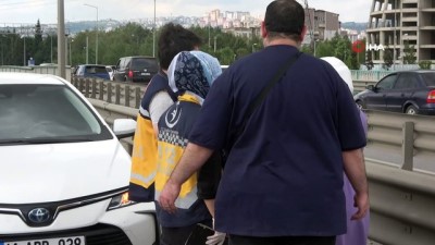 polis -  Pikniğe giderken zincirleme kazaya karıştılar Videosu