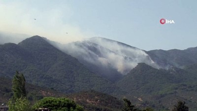 trafik yogunlugu -  Kazdağların’daki yangına 3 uçak ve 12 helikopter ile müdahale ediliyor Videosu