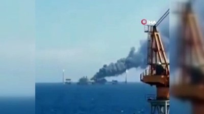 yazili aciklama -  - Meksika’da petrol platformunda çıkan yangın, 24 milyon 900 bin dolar zarara yol açtı Videosu