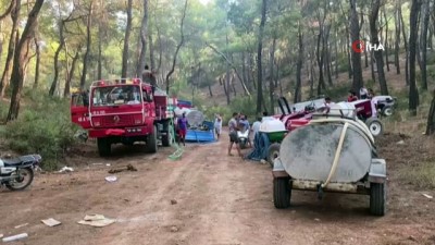 orman yangini -  Seydikemer'deki yangına 5 helikopter ile havadan müdahale ediliyor Videosu