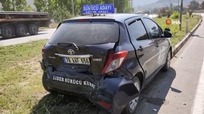 direksiyon -  Sürücü adayı kaza yaptı: 5 yaralı Videosu