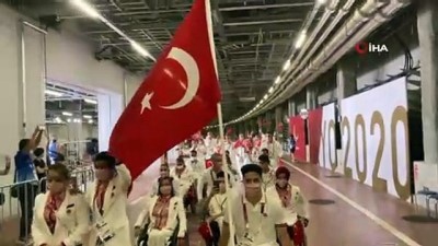 acilis toreni - Türkiye Paralimpik Milli Takımı geçit törenini coşkuyla bekledi Videosu