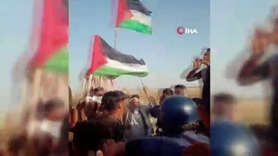 israil -  - İsrail askerleri, Gazze sınırında 14 Filistinliyi yaraladı Videosu