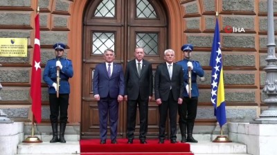 baskent -  - Cumhurbaşkanı Erdoğan, Bosna Hersek Devlet Başkanlığı Konseyi üyeleriyle görüştü Videosu