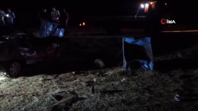 trafik kazasi -  Kahramanmaraş’ta trafik kazası: 4 ölü, 1 yaralı Videosu