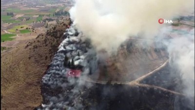 ormanlik alanda yangin -  Afyonkarahisar’da orman yangını Videosu