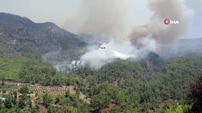 orman yangini -  Orman yangınlarında 6 uçak 39 helikopter görev aldı Videosu