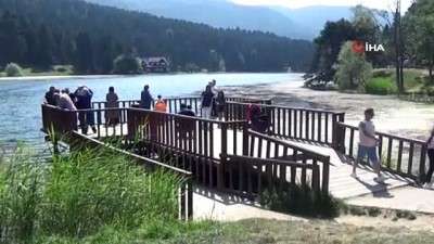 yabanci turist -  Gölcük Tabiat Parkı hafta sonunda tatilci akınına uğradı Videosu