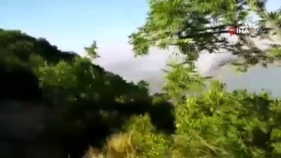 orman yangini -  Tunceli’de 2 helikopter ve 1 uçakla yangına müdahale sürüyor Videosu
