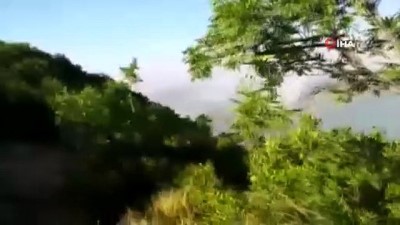  Tunceli’de 2 helikopter ve 1 uçakla yangına müdahale sürüyor Videosu