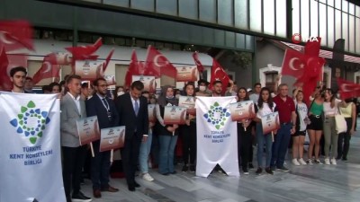  Zafer Treni Ankara’dan 99 gençle harekete geçti