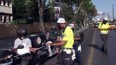 polis ekipleri -  Fatih’te motosiklet denetimi Videosu