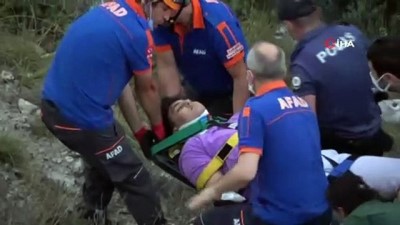 kanyon -  - Karabük’te 20 metreden kanyona düşen genç yaralandı Videosu