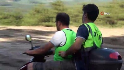 motorize ekip -  Köylü timlerin yangın nöbeti Videosu