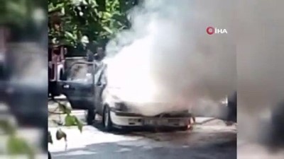 nadan -  Pendik’te seyir halindeki otomobil bir anda alevlere teslim oldu Videosu
