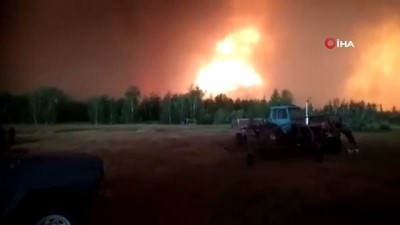  - Sibirya’daki orman yangınları yerleşim alanlarına sıçradı