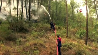 siddetli ruzgar -  Yoğun duman ve alevlerin arasında canla başla mücadele ediyorlar Videosu