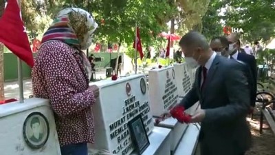  30 Ağustos Zafer Bayramı'nda Gaziantepli şehitler unutulmadı Videosu