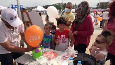 bilek guresi -  Çocuklar Dondurma Şenliği'nde doyasıya eğlendi Videosu