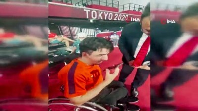 milli sporcu - Cumhurbaşkanı Erdoğan, Abdullah Öztürk'ü tebrik etti Videosu