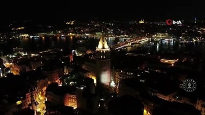  Galata Kulesi’nde 30 Ağustos Zafer Bayramı’nda özel ışık gösterisi