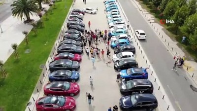 bayram coskusu -  Maltepe’de elektrikli otomobillerden ‘sessiz’ 30 Ağustos konvoyu Videosu