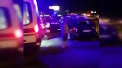  Tekirdağ'da iki otomobilin çarpıştığı feci kazada 8 kişi yaralandı