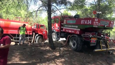  Yangının ardından yakalandılar, ormana giriş yasağını delip haberleri olmadığını söylediler