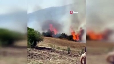 yangina mudahale -  Denizli’de 2 kere kontrol altına alınan yangın tekrar başladı Videosu