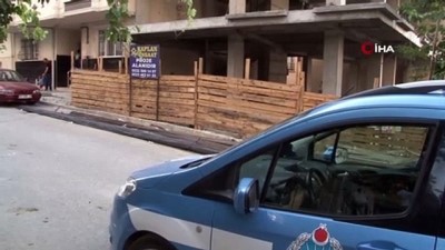 zabita -  İnşaata beton dökümü sırasında yan evin duvarı yıkıldı, daire içine beton döküldü Videosu